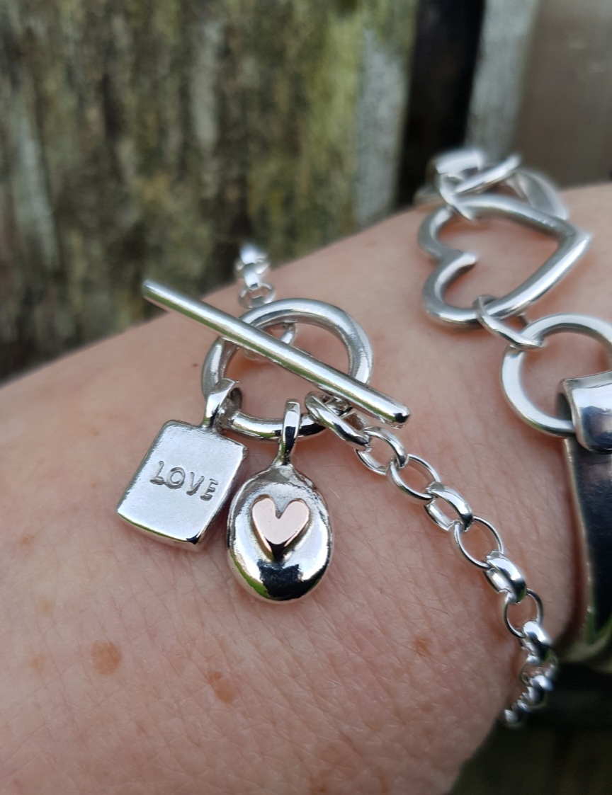 Chunky Charm Bracelet with 9ct Rose Gold - Image 3