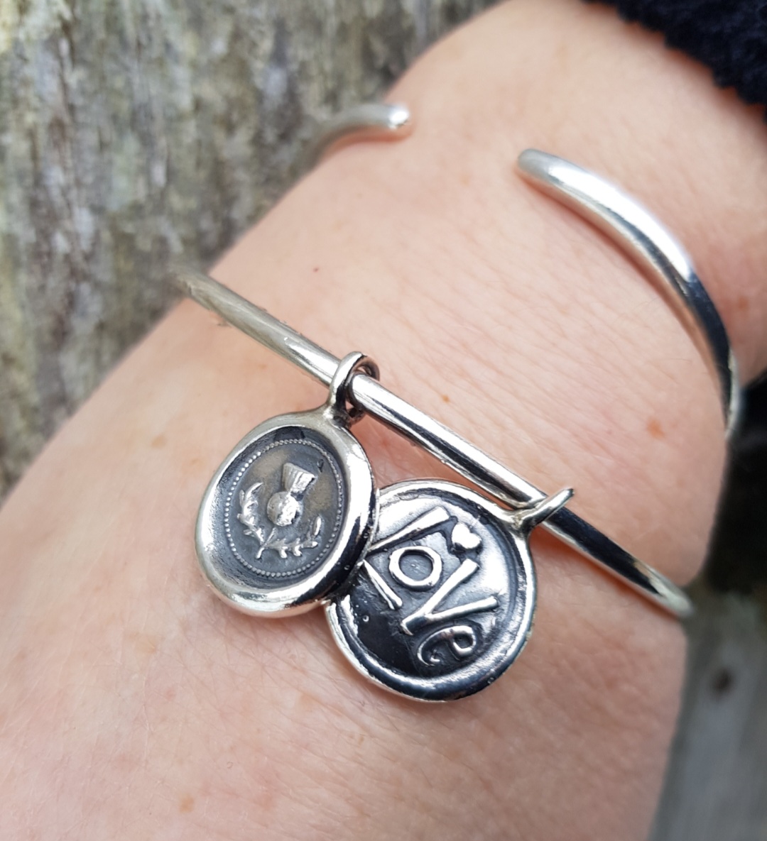 Love Scotland Charm Bangle - Image 5