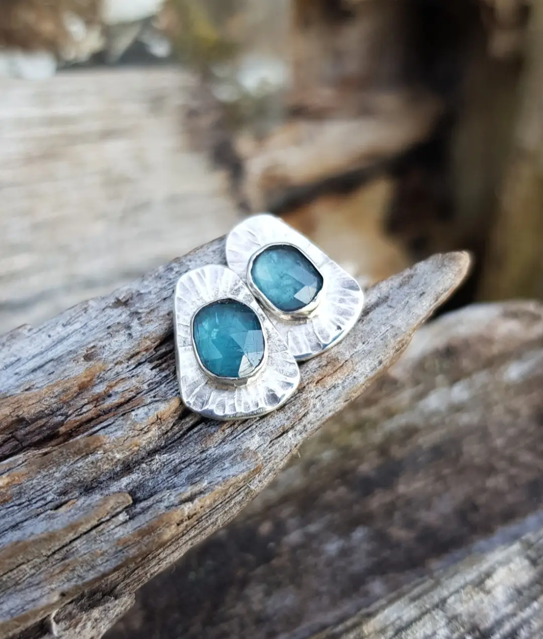 Kyanite Stud Earrings
