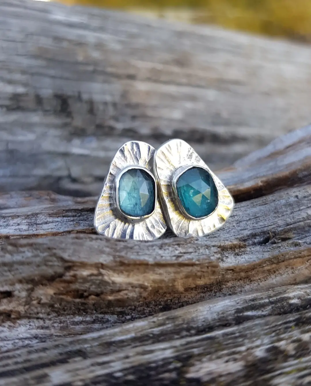 Kyanite Stud Earrings - Image 5